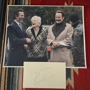 Olympia Dukakis The Infiltrator 8x10 gloss photo autographed card Aunt Vicky JSA
